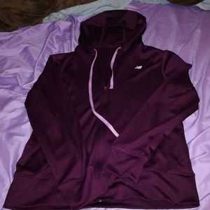 Size Medium Maroon new Balance Hoodie